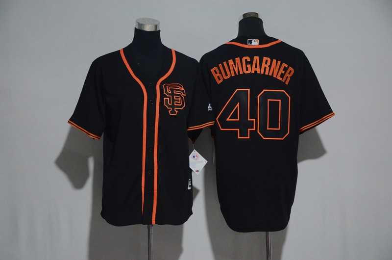 San Francisco Giants #40 Madison Bumgarner Black Alternate New Cool Base Stitched Jersey,We sell and wholesale San Francisco Giants #40 Madison Bumgarner Black Alternate New Cool Base Stitched Jersey on line form chian!